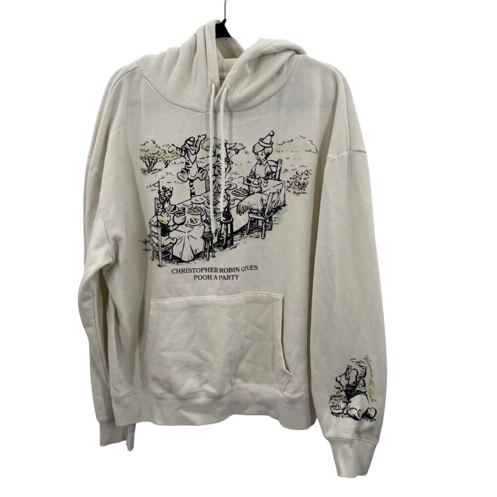 Disney Winnie The Pooh Hoodie Christopher Robin Gives Pooh A Party Design Adult